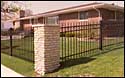 wrought iron fence