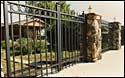 wrought iron fence