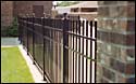 wrought iron fence