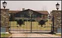 wrought iron fence