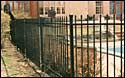 wrought iron fence