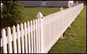 PVC fence